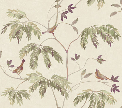 Antonina Vella Layered Luxe Cillian Wallpaper Sample - Plum