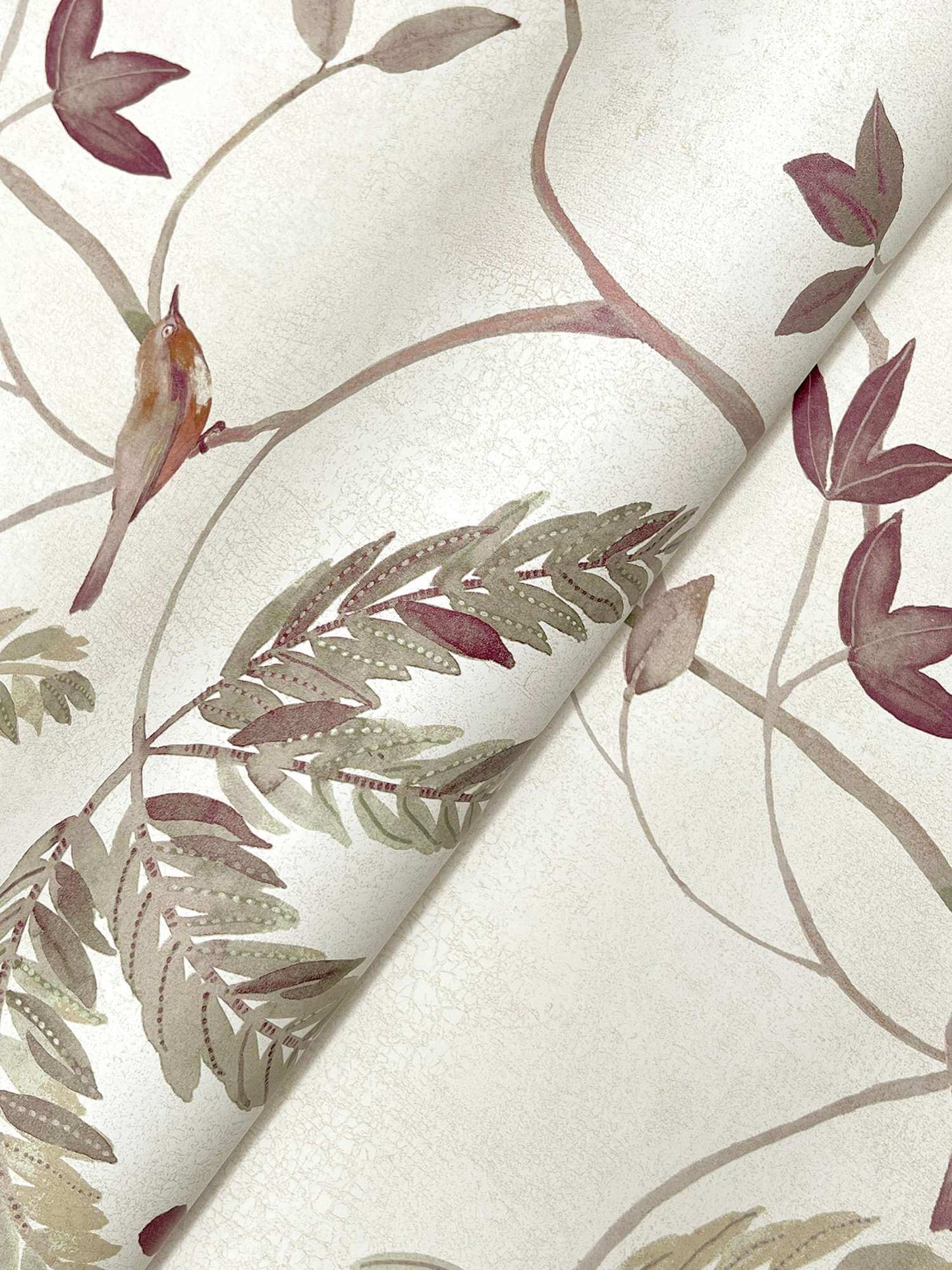 Antonina Vella Layered Luxe Cillian Wallpaper Sample - Plum