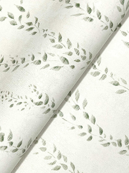 Antonina Vella Layered Luxe Alpenrose Wallpaper Sample - Moss
