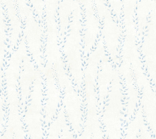 Antonina Vella Layered Luxe Alpenrose Wallpaper - Sky Blue
