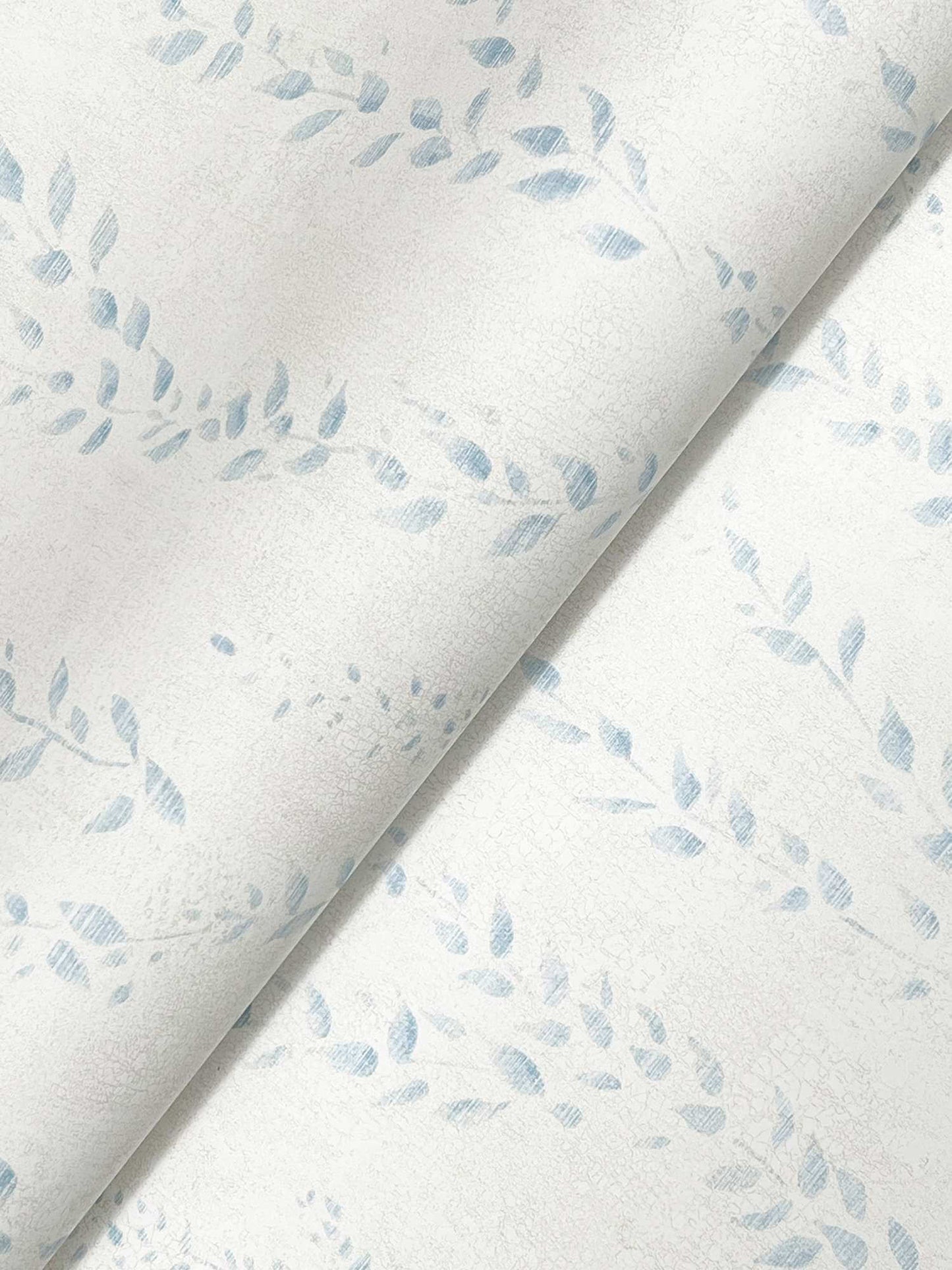 Antonina Vella Layered Luxe Alpenrose Wallpaper Sample - Sky Blue