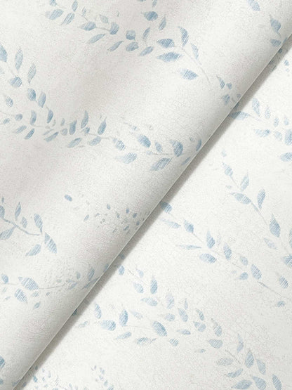 Antonina Vella Layered Luxe Alpenrose Wallpaper Sample - Sky Blue