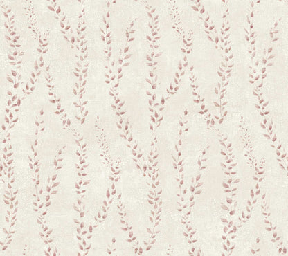 Antonina Vella Layered Luxe Alpenrose Wallpaper - Maroon