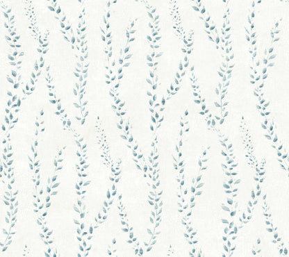 Antonina Vella Layered Luxe Alpenrose Wallpaper Sample - Sapphire