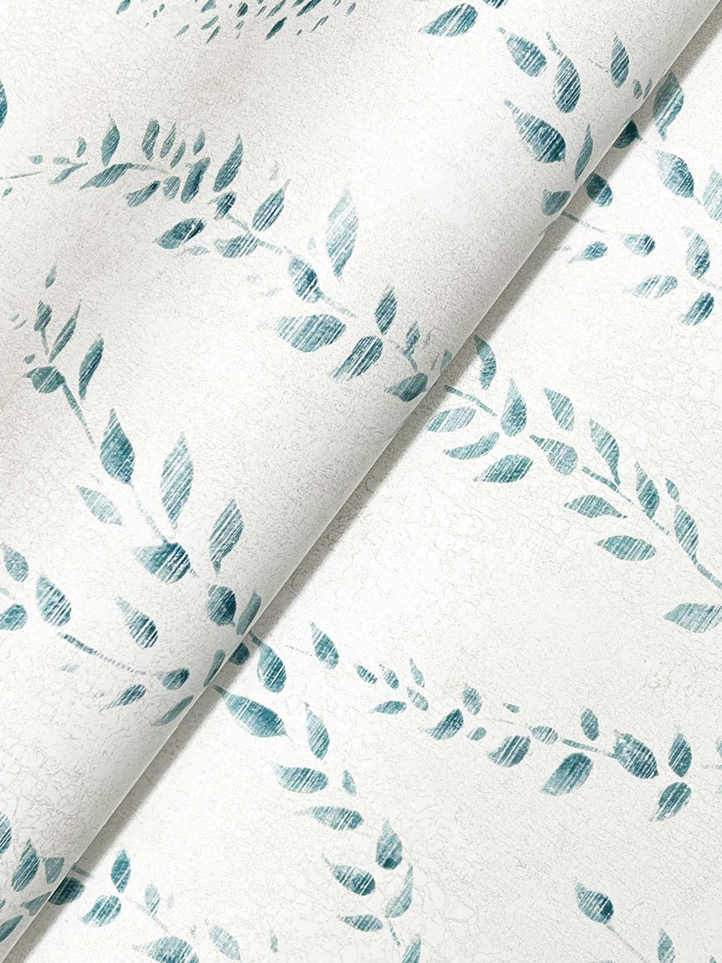 Antonina Vella Layered Luxe Alpenrose Wallpaper Sample - Sapphire