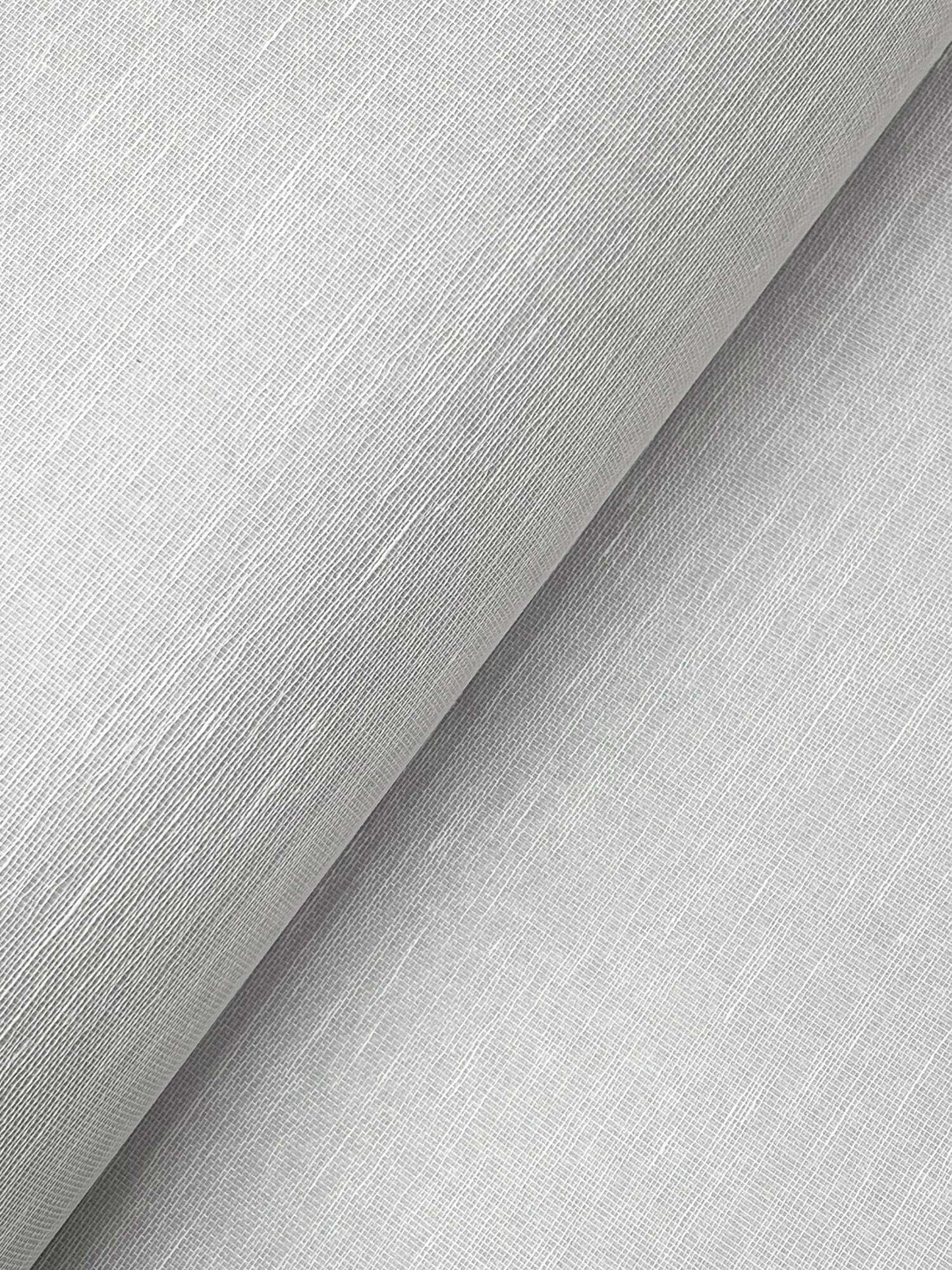 Antonina Vella Layered Luxe Hempfield Weave Wallpaper - Light Grey