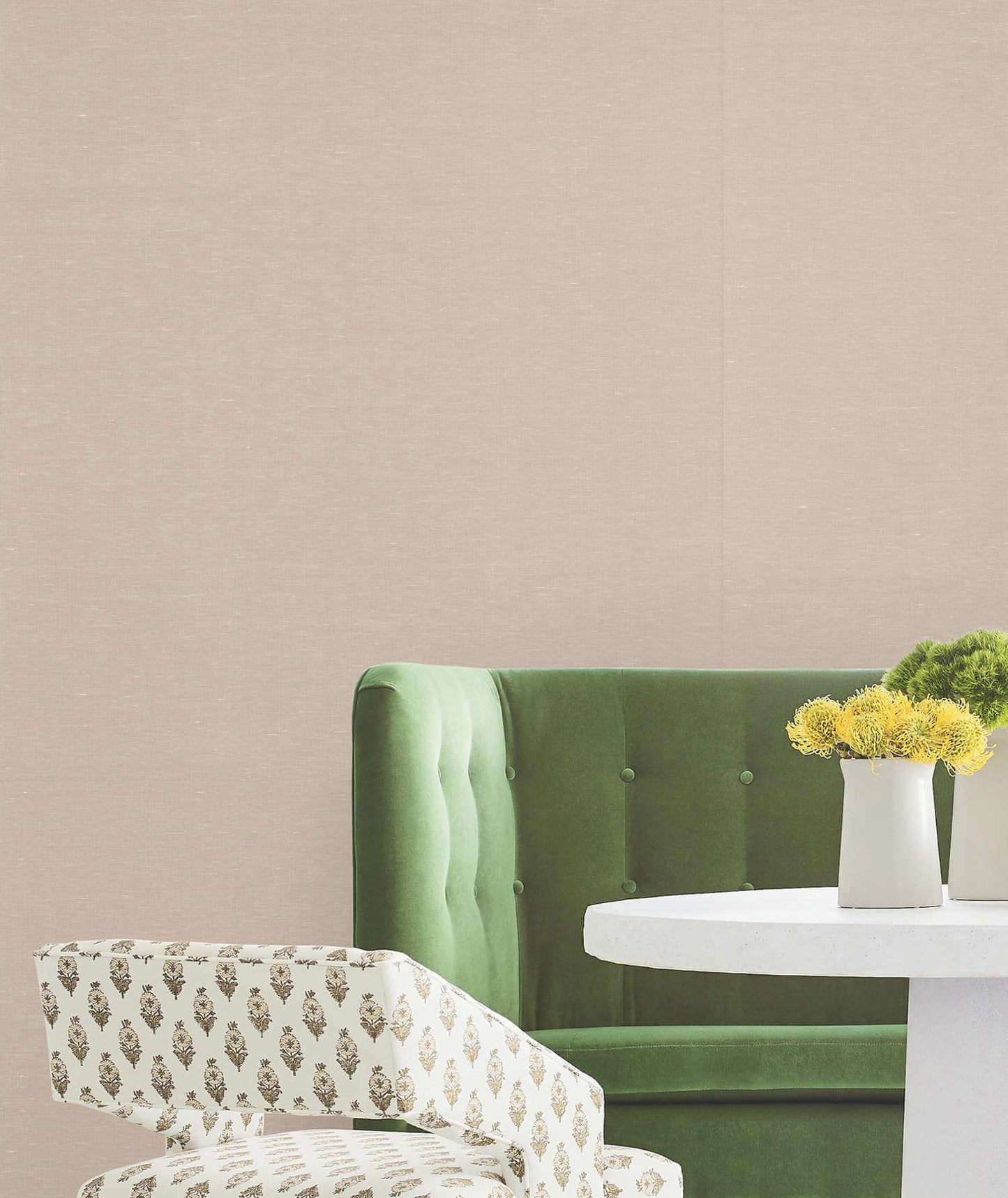 Antonina Vella Layered Luxe Hempfield Weave Wallpaper - Wheat