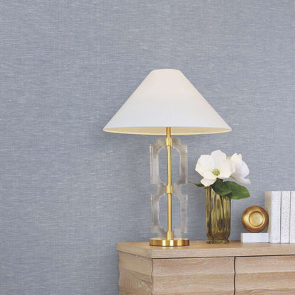 Antonina Vella Layered Luxe Hempfield Weave Wallpaper - Blue