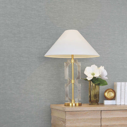 Antonina Vella Layered Luxe Hempfield Weave Wallpaper - Sea Green