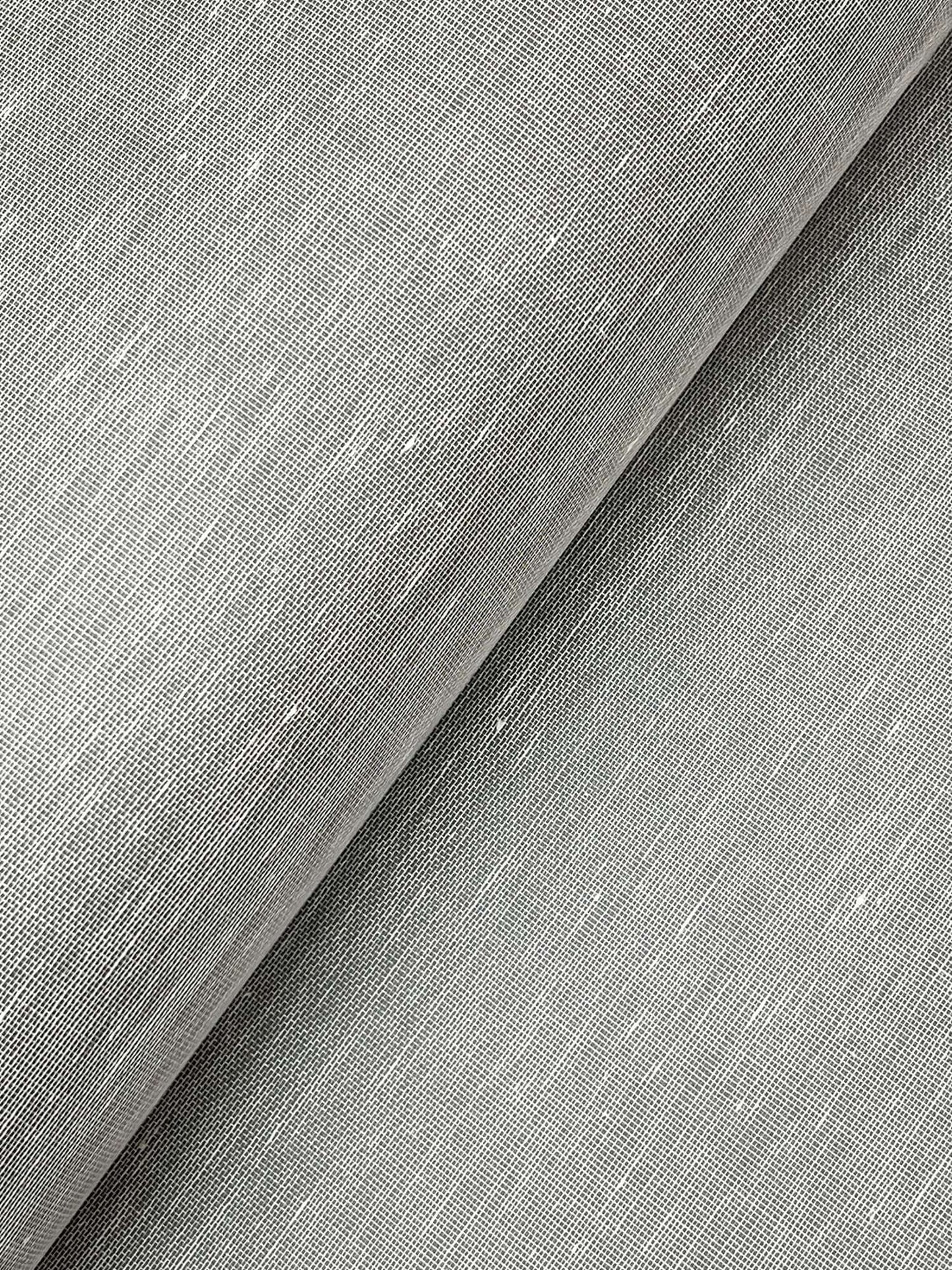 Antonina Vella Layered Luxe Hempfield Weave Wallpaper Sample - Charcoal