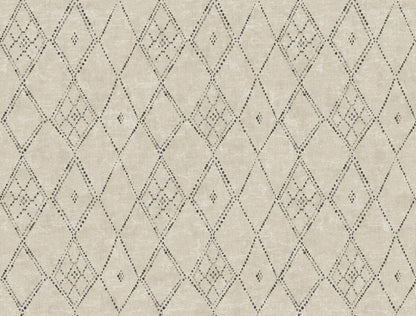 Lemieux et Cie Signature Souk Diamonds Wallpaper - Taupe