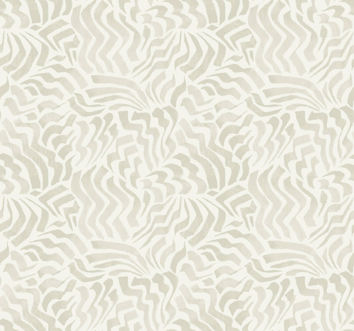 Lemieux et Cie Signature Zora Wave Wallpaper - Light Grey