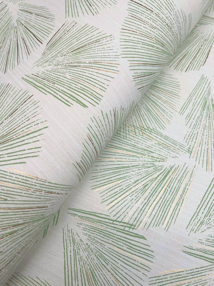 Lemieux et Cie Signature Elora Leaf Wallpaper - Green