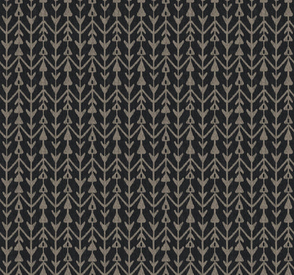 Lemieux et Cie Signature Martigue Stripe Wallpaper - Black