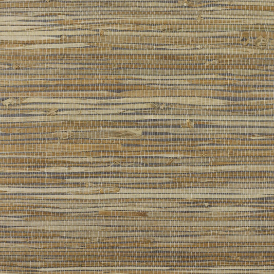 Lillian August Natural Textured Wallcoverings Hemp Skin Tightweave - Honey Brown