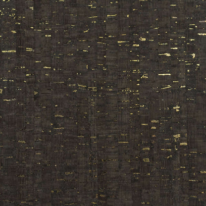 Lillian August Natural Textured Wallcoverings Cork - Espresso & Metallic Gold