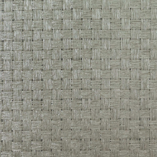 Lillian August Natural Textured Wallcoverings Paper and Linen - Metallic Graphite