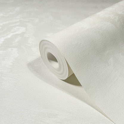Antonina Vella Opulent Accents Shimmering Moire Wallpaper - White