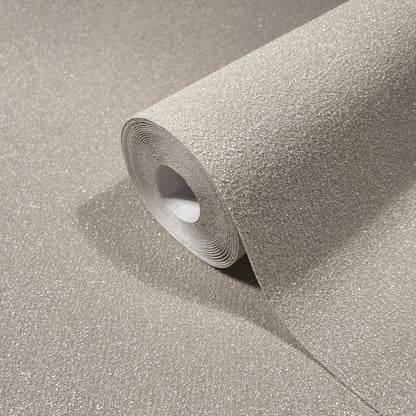 Antonina Vella Opulent Accents Glistening Quartz Wallpaper - Taupe