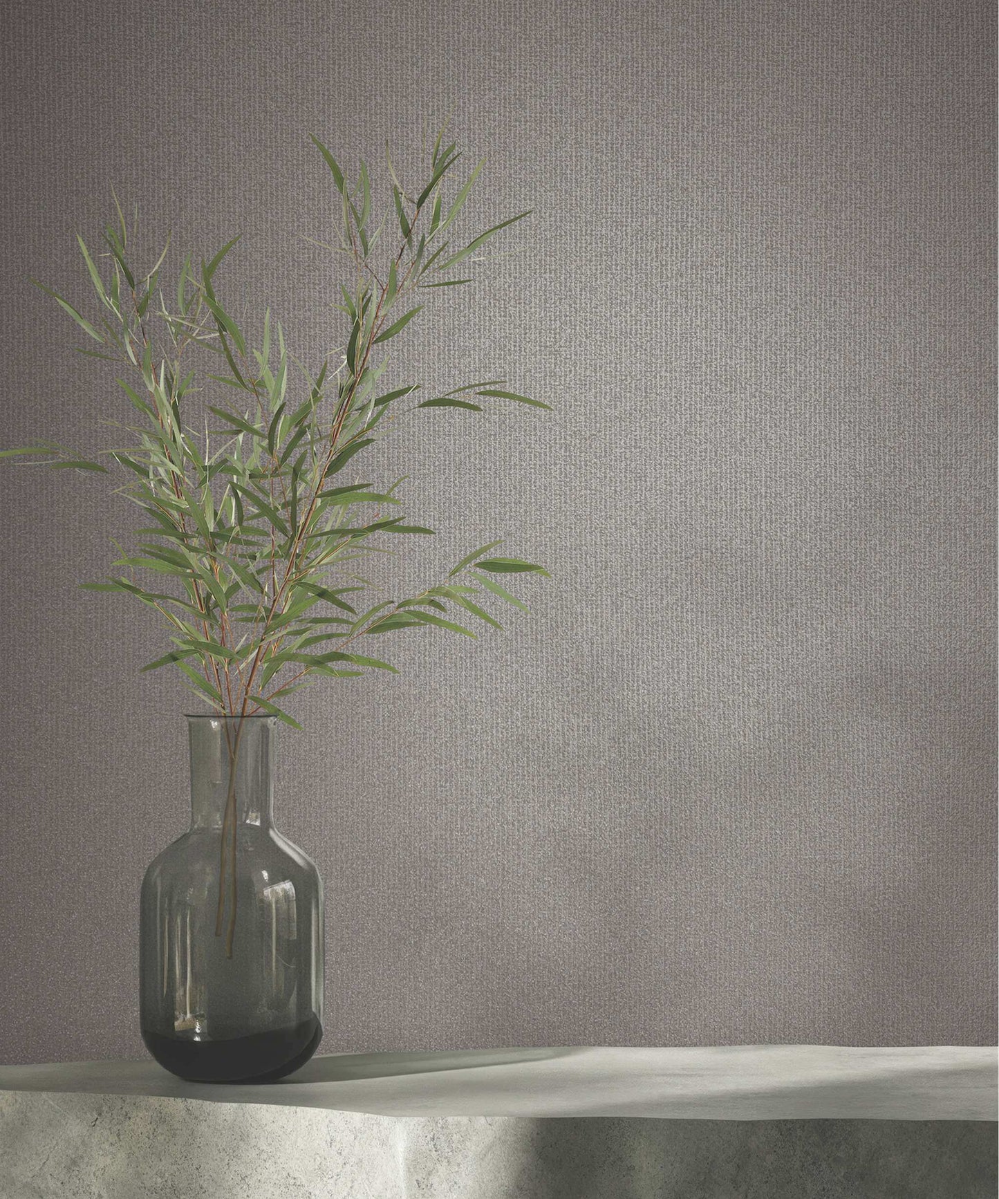 Antonina Vella Opulent Accents Glistening Quartz Wallpaper - Silver