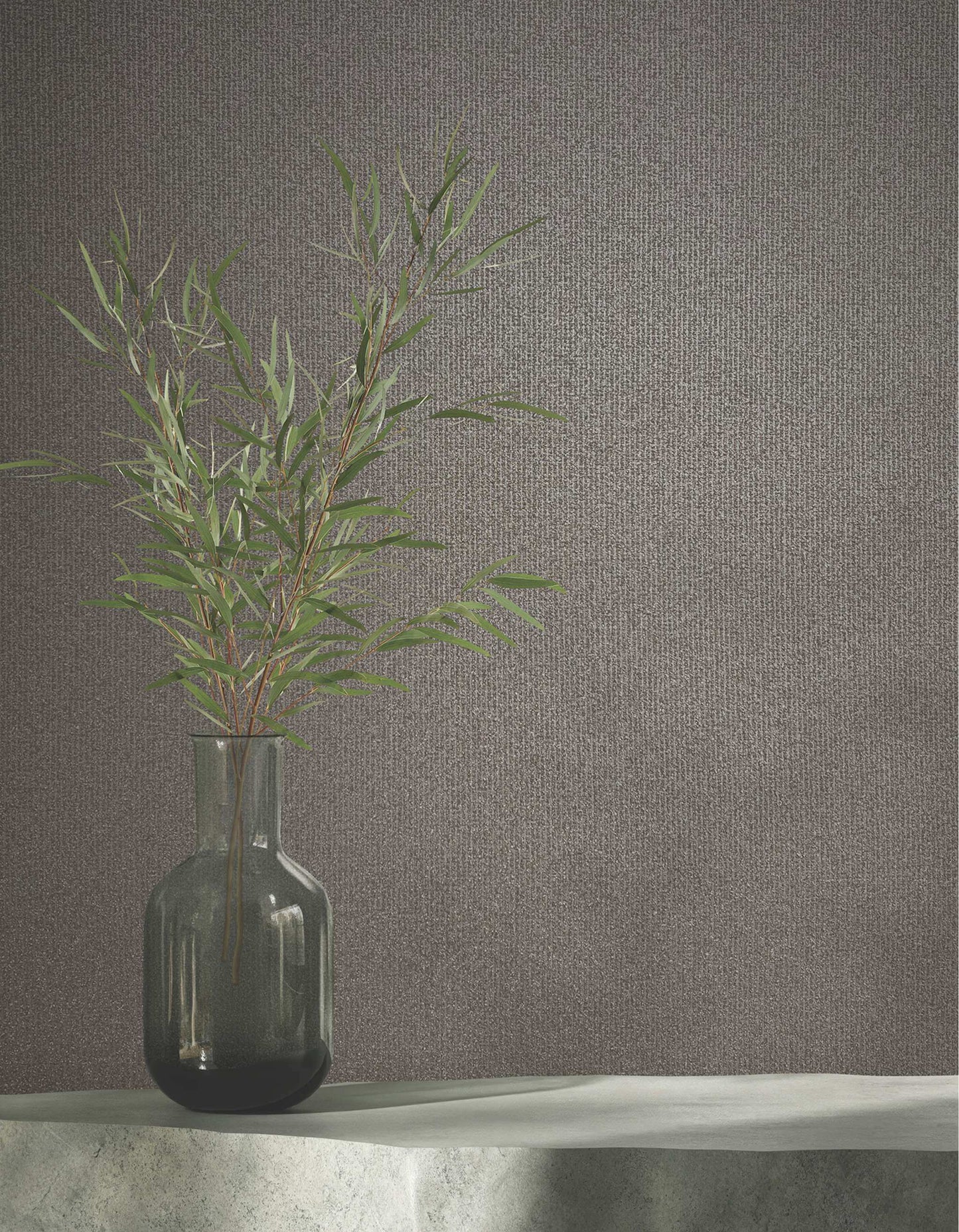 Antonina Vella Opulent Accents Glistening Quartz Wallpaper - Pewter