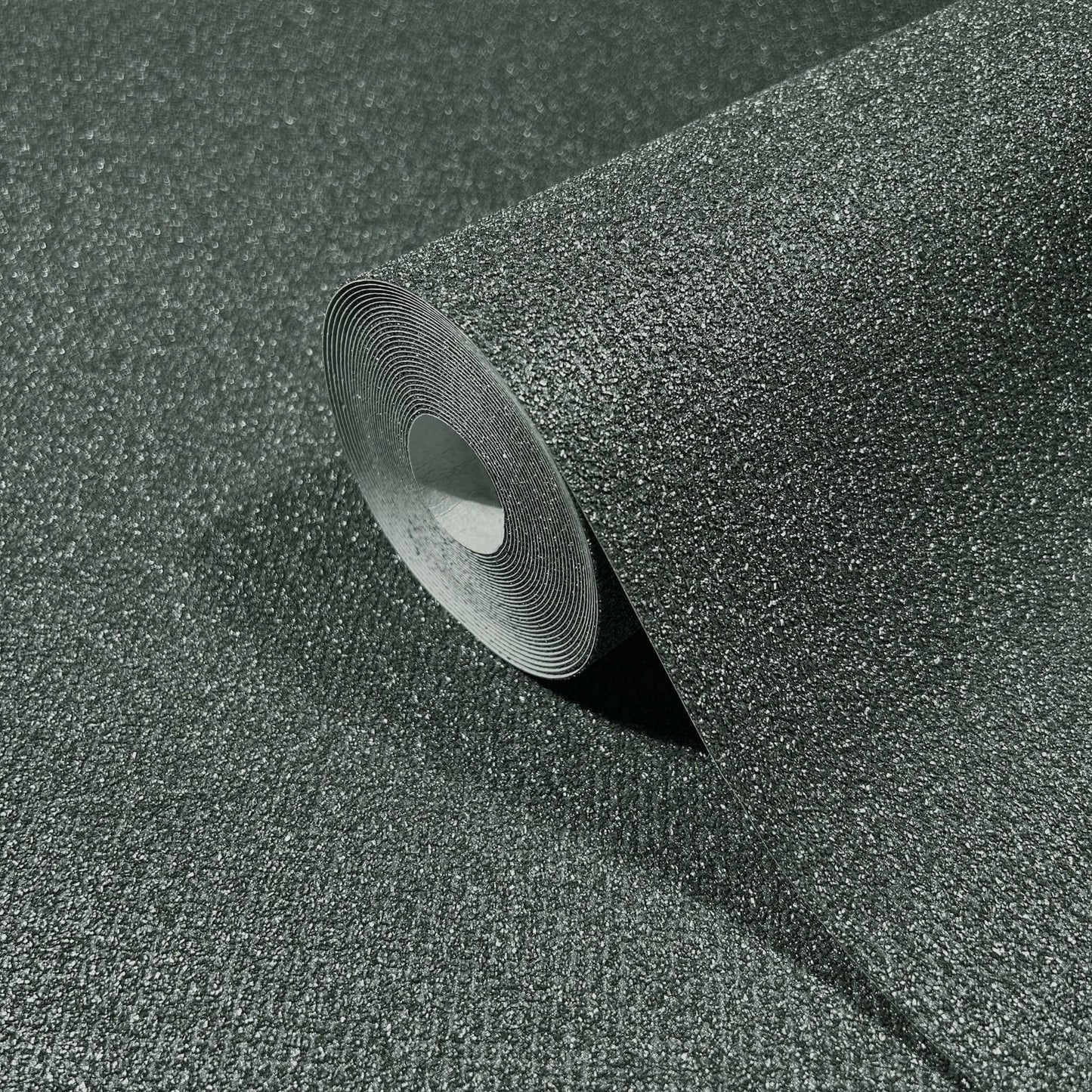 Antonina Vella Opulent Accents Glistening Quartz Wallpaper - Charcoal