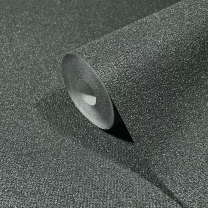 Antonina Vella Opulent Accents Glistening Quartz Wallpaper - Charcoal