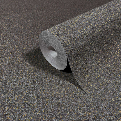 Antonina Vella Opulent Accents Garden Stone Wallpaper - Charcoal