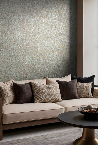 Antonina Vella Opulent Accents Dustan Wallpaper - Teal