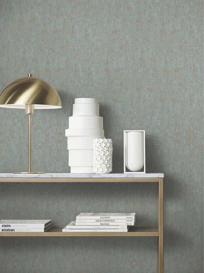 Antonina Vella Opulent Accents Dustan Wallpaper - Teal