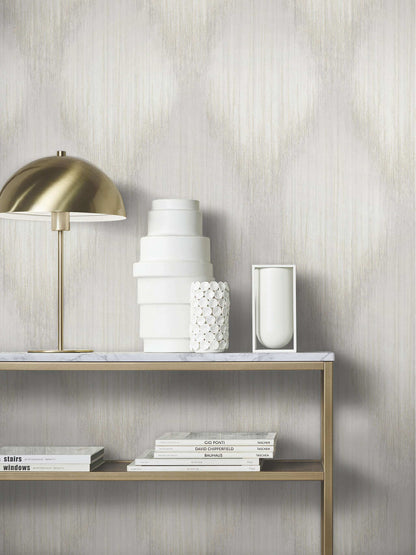 Antonina Vella Opulent Accents Starfall Wallpaper - Dove