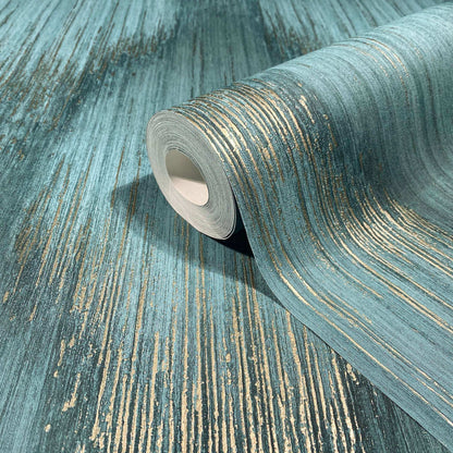 Antonina Vella Opulent Accents Starfall Wallpaper - Teal