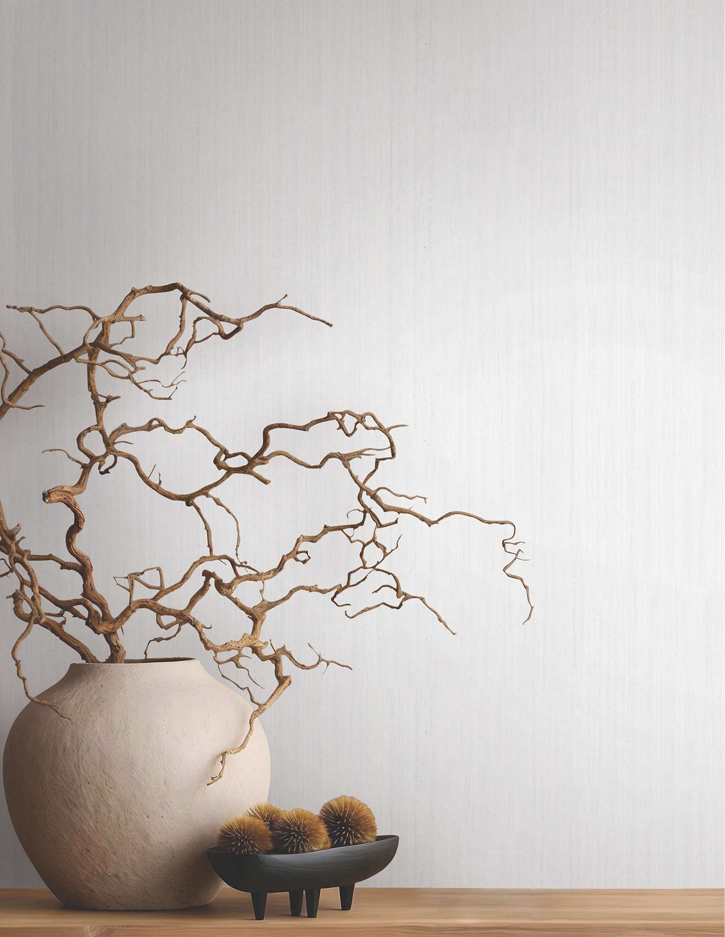 Antonina Vella Opulent Accents Indra Wallpaper - White