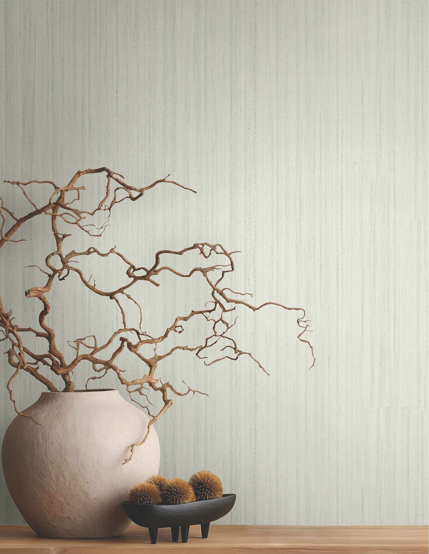 Antonina Vella Opulent Accents Indra Wallpaper - Sage