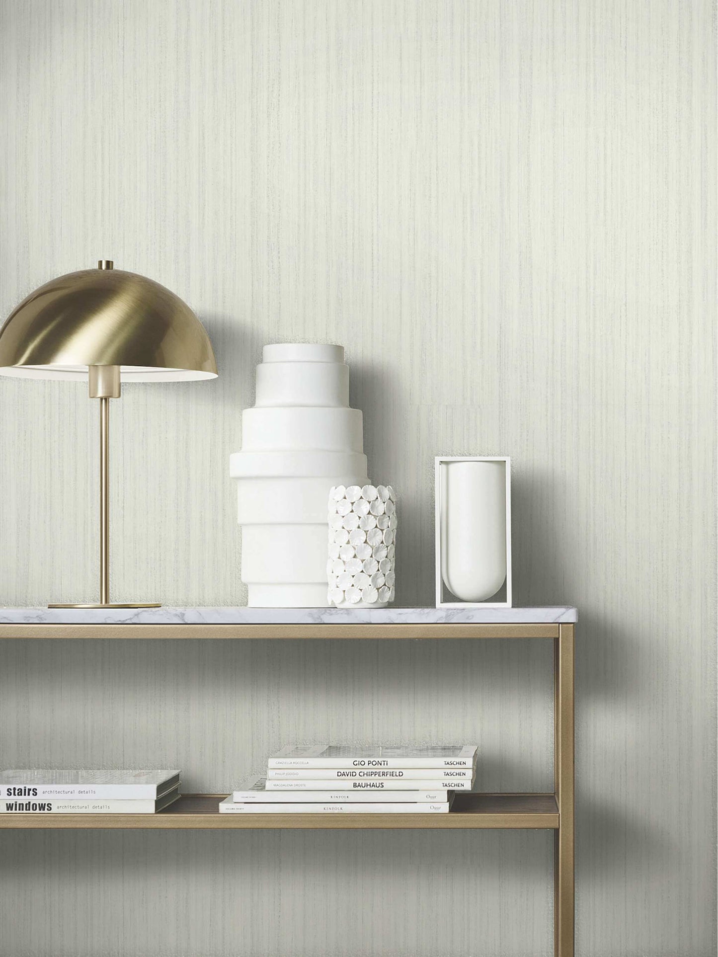 Antonina Vella Opulent Accents Indra Wallpaper - Sage