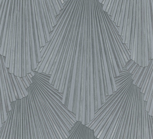 Antonina Vella Opulent Accents Lumiere Wallpaper - Pewter