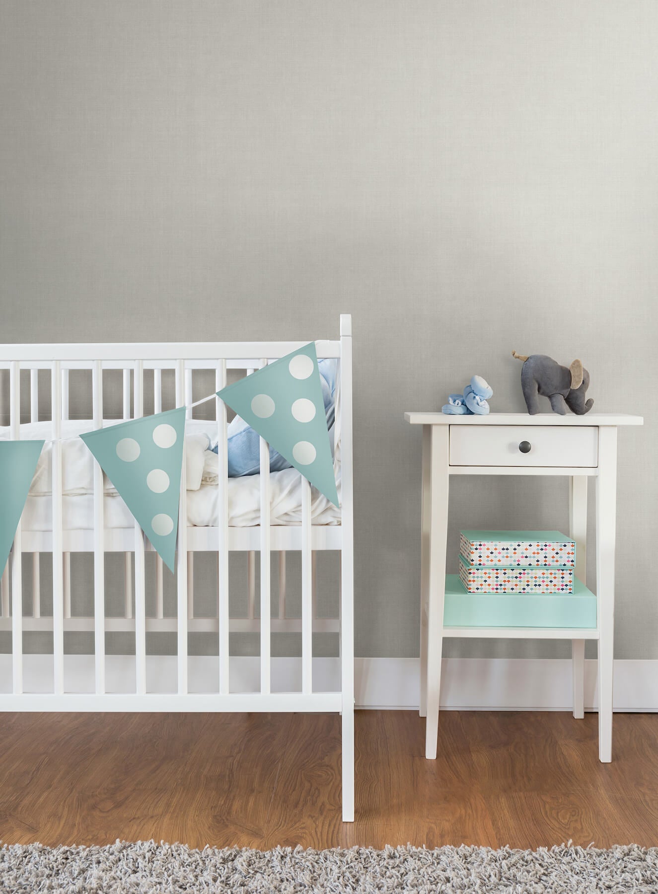 York Daydream Vitmossa Wallpaper - Light Grey