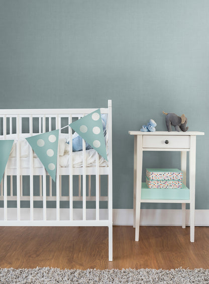 York Daydream Skymning Wallpaper - Light Blue