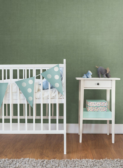 York Daydream Vava Smaragd Wallpaper - Dark Green