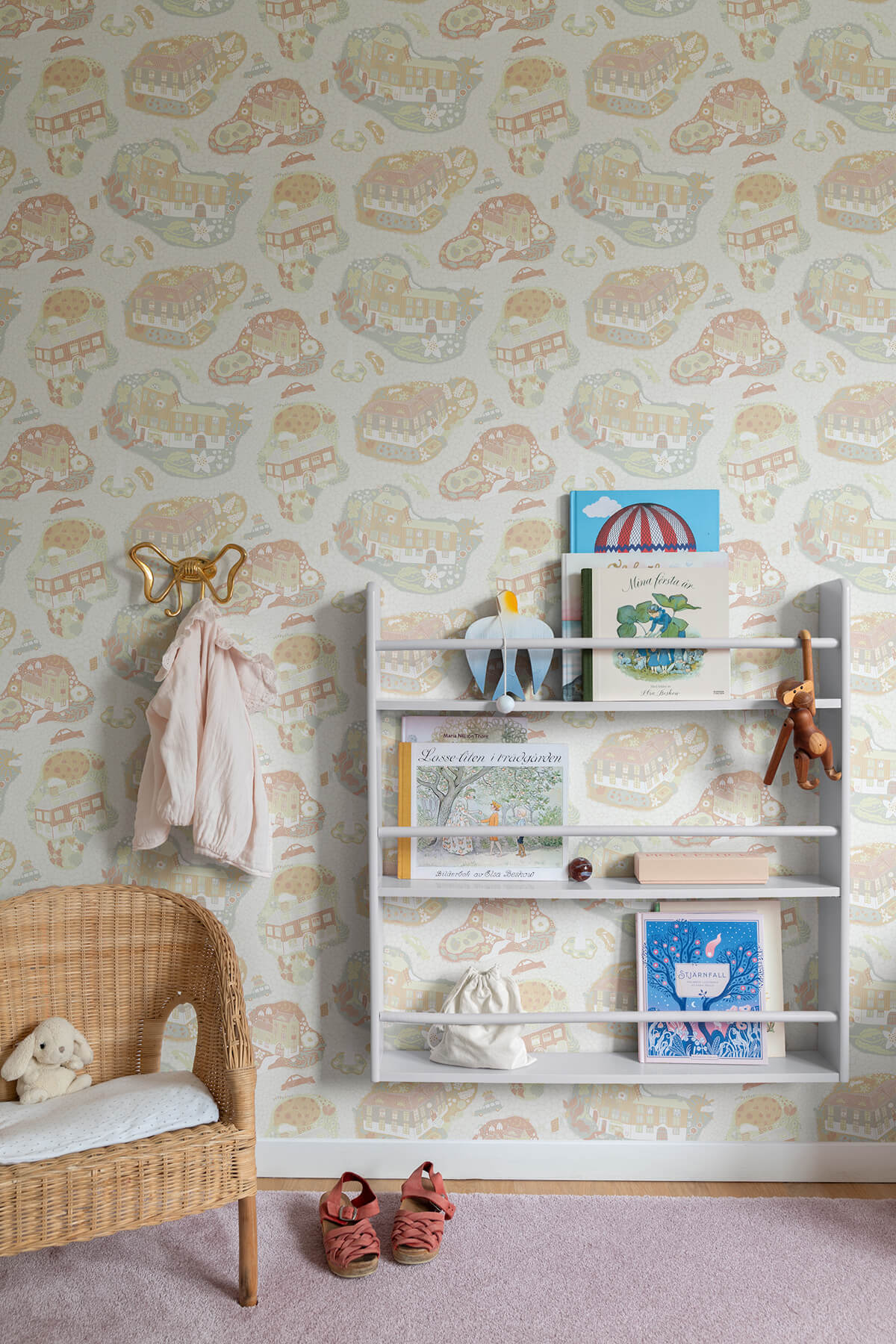 York Daydream Staden Wallpaper - Grey