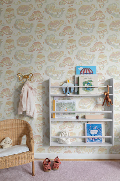 York Daydream Staden Wallpaper - Grey