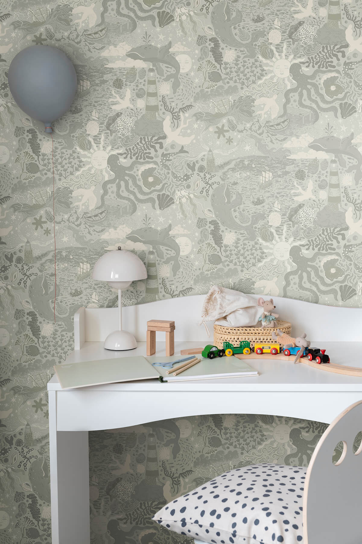 York Daydream Havet Wallpaper - Light Blue