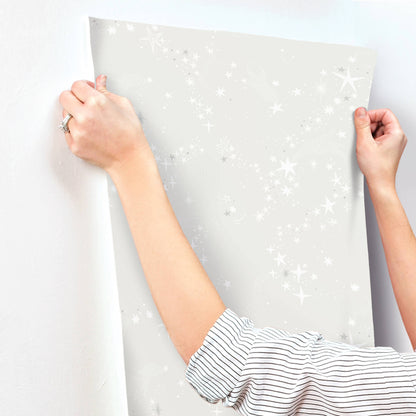 York Daydream Stjarnhimmel Wallpaper - Grey