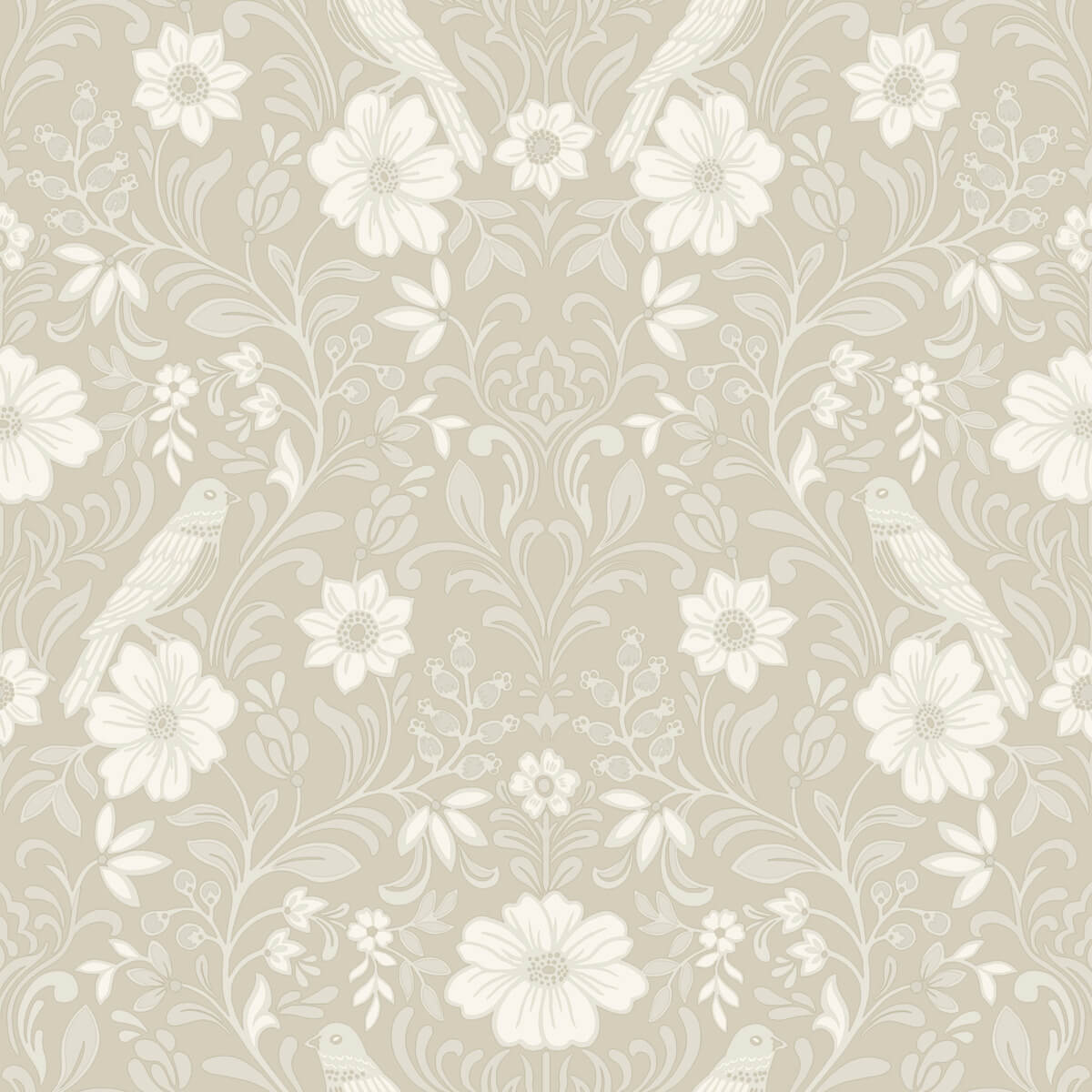 Magnolia Home Book 4 Colette Wallpaper - Linen