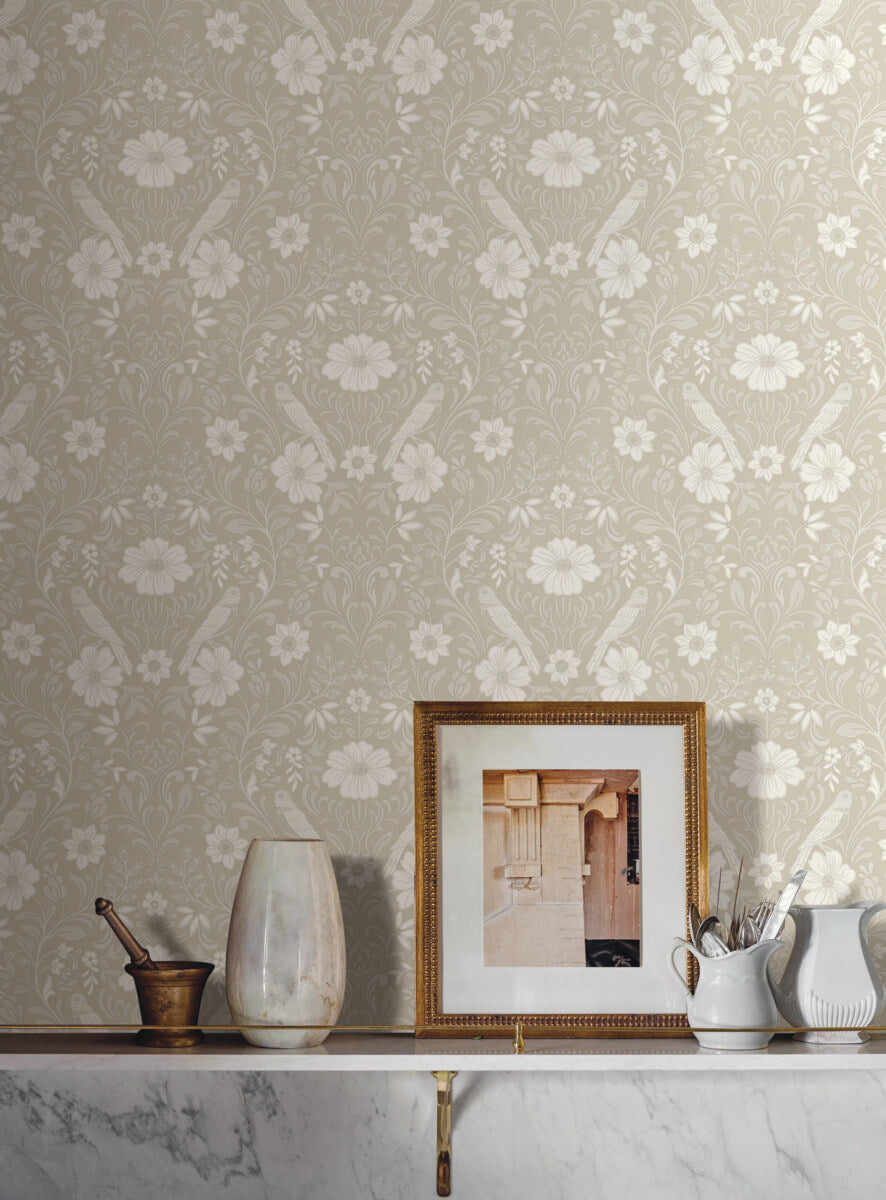 Magnolia Home Book 4 Colette Wallpaper - Linen