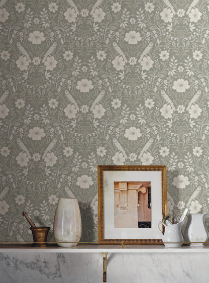 Magnolia Home Book 4 Colette Wallpaper - Grey