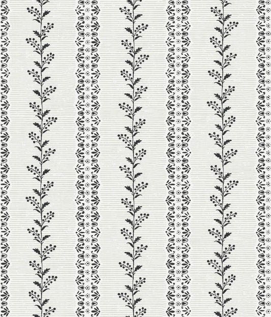 Magnolia Home Book 4 Everleigh Wallpaper - White & Black