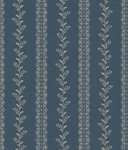 Magnolia Home Book 4 Everleigh Wallpaper - Navy