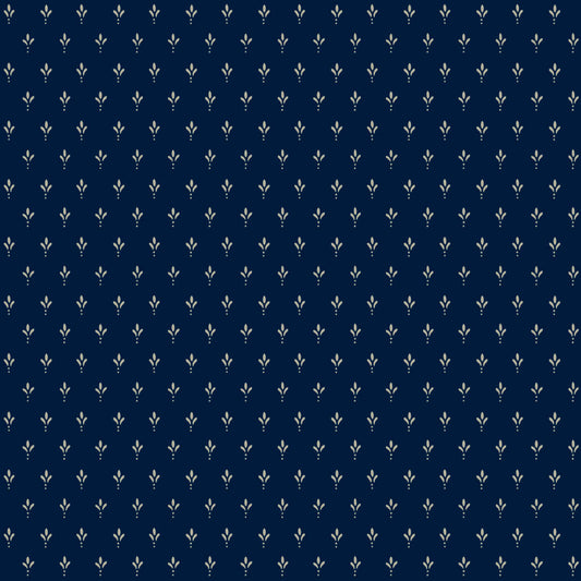 Magnolia Home Book 4 Charm Wallpaper - Navy