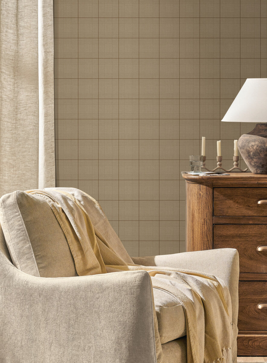 Magnolia Home Book 4 Windsor Wallpaper - Mocha